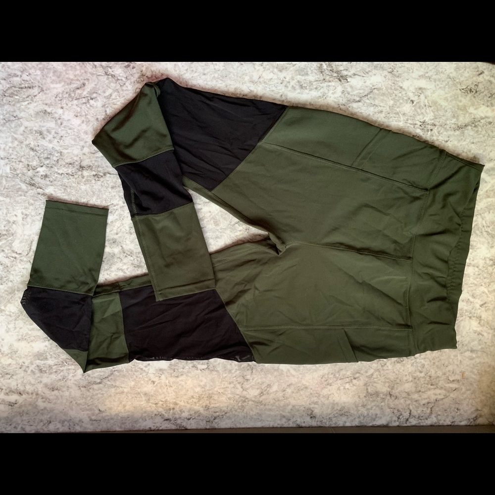 Army Green WORKOUT LEGGINGS